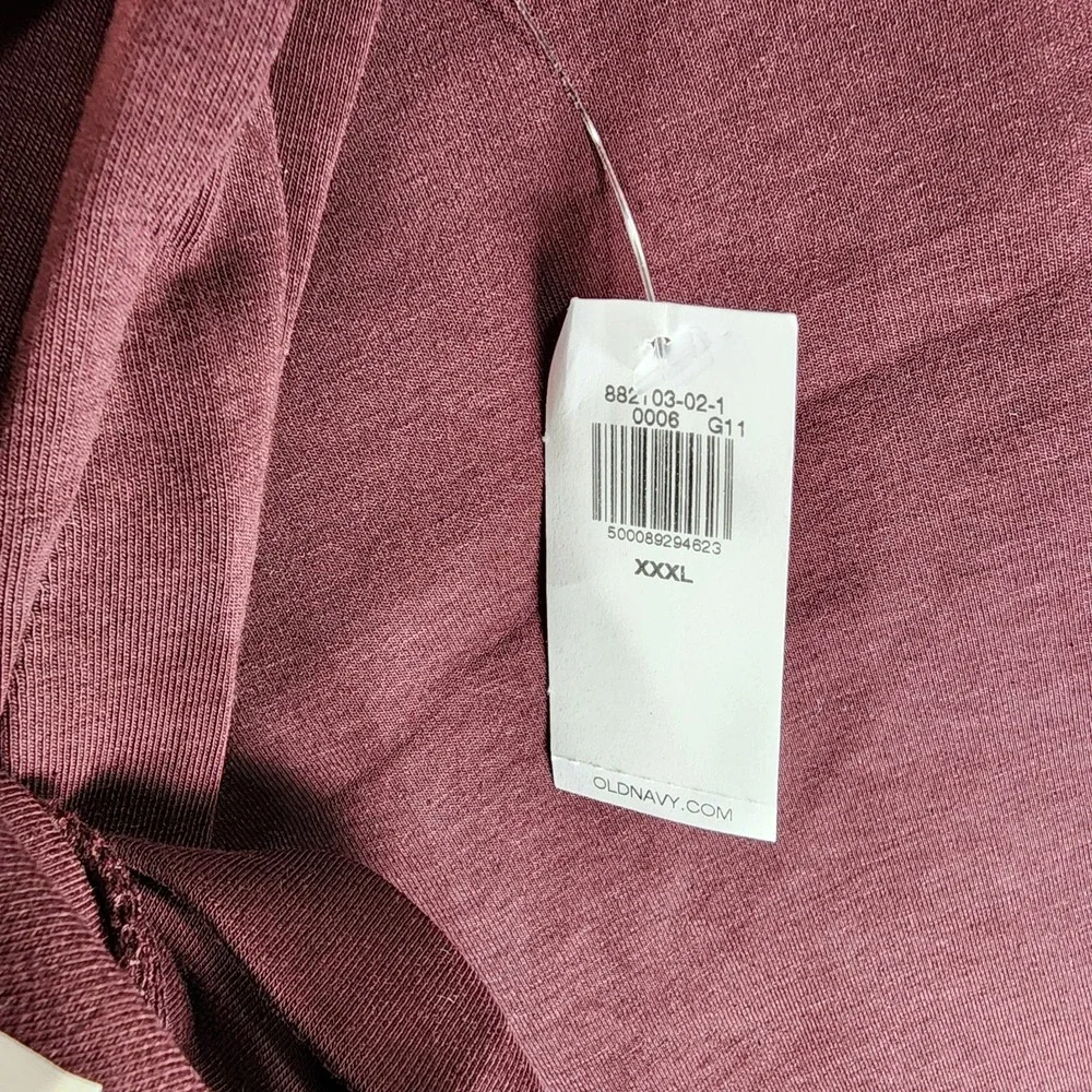 Old‎ Navy Active Dynamic Fleece Sweatshirt Kangaroo Pocket Mens XXXL Red NWT